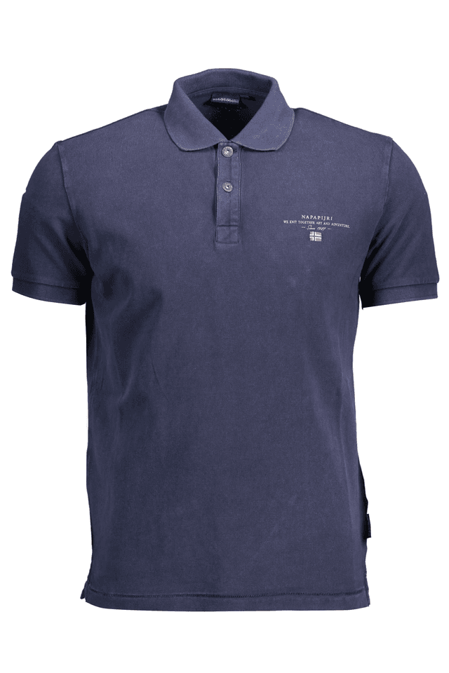 1656NAPAPIJRI POLO MANICHE CORTE UOMO BLU