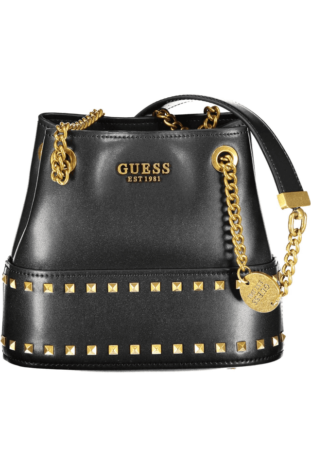 6466GUESS JEANS BORSA DONNA NERO