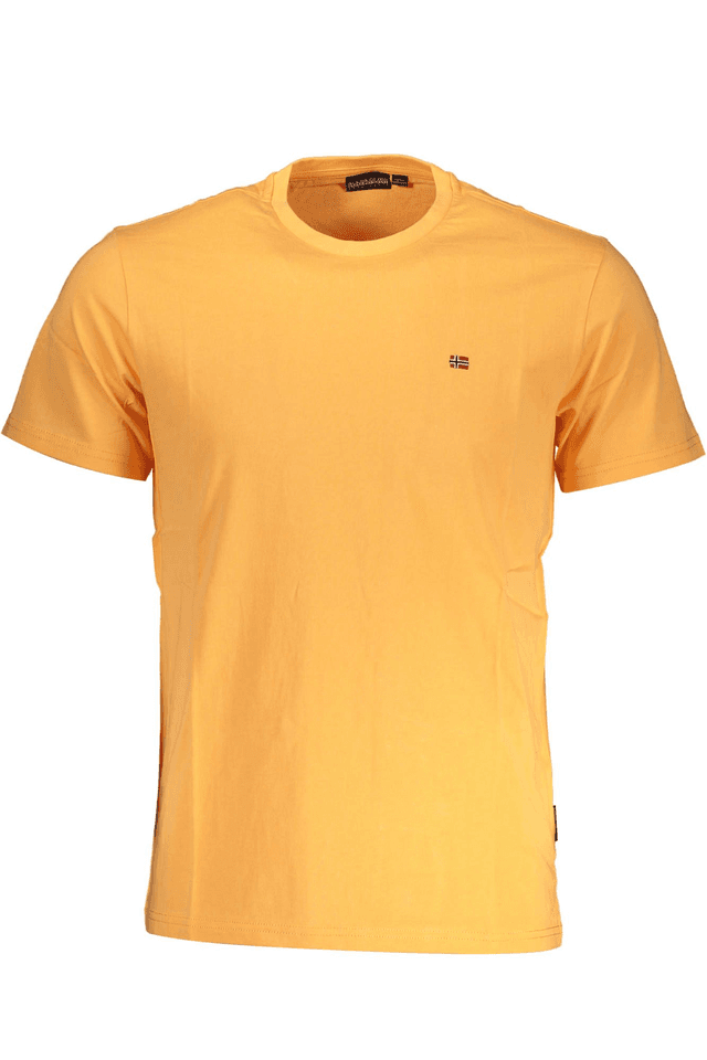 3452NAPAPIJRI T-SHIRT MANICHE CORTE UOMO ARANCIO