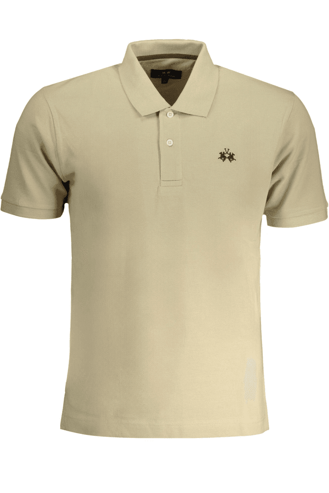 9047LA MARTINA POLO MANICHE CORTE UOMO BEIGE