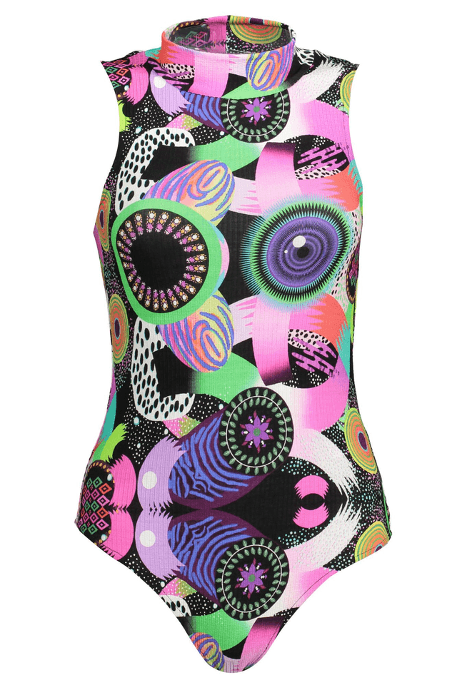 1524DESIGUAL BODY A CANOTTA DONNA NERO