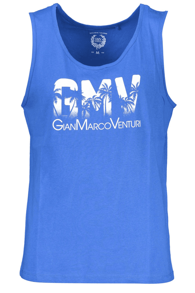 3988GIAN MARCO VENTURI CANOTTA UOMO BLU