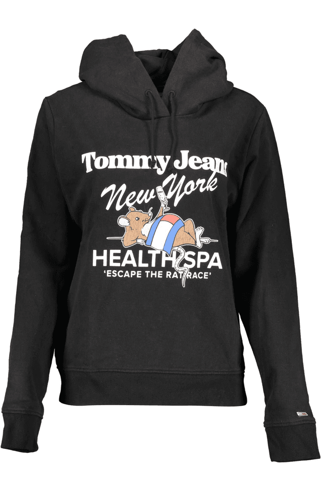 2781TOMMY HILFIGER FELPA SENZA ZIP DONNA NERO