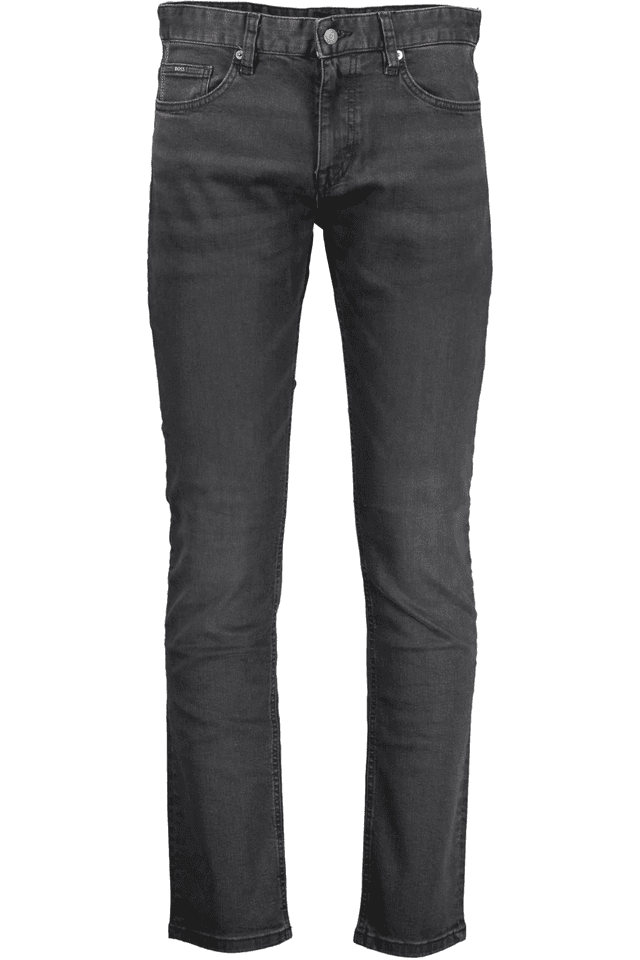 4469HUGO BOSS JEANS DENIM UOMO NERO