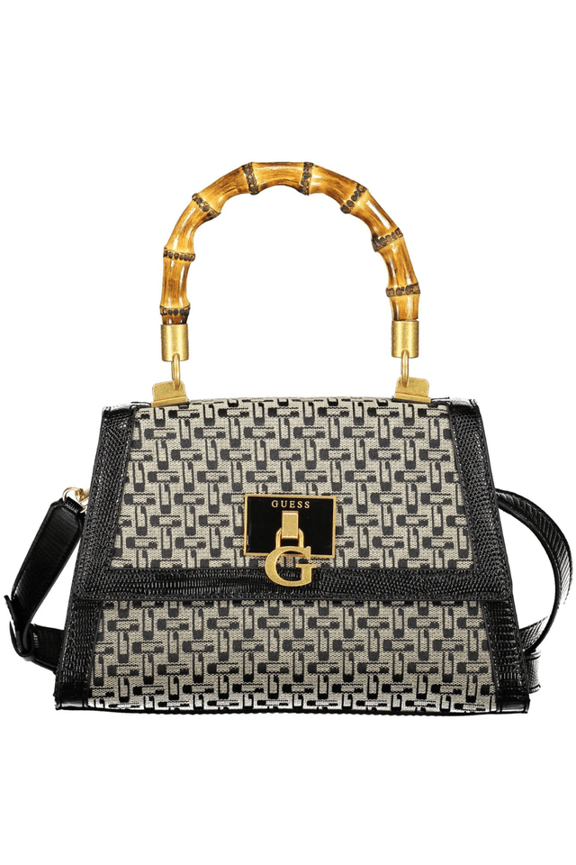6493GUESS JEANS BORSA DONNA NERO