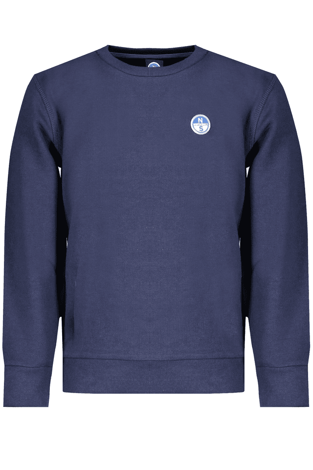 8615NORTH SAILS FELPA SENZA ZIP BAMBINO BLU
