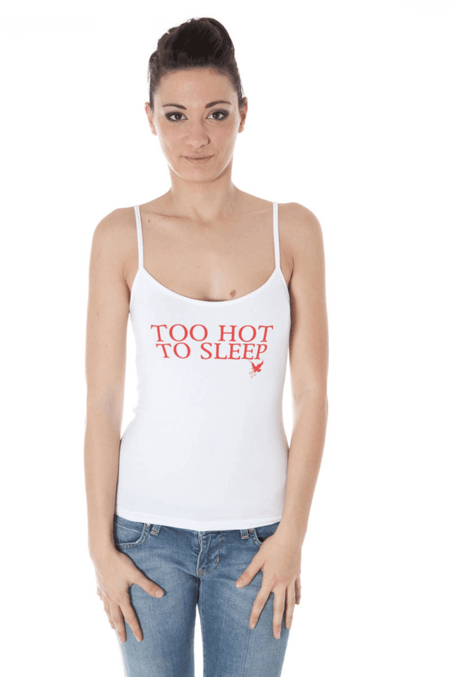 1026ZUELEMENTS CANOTTA DONNA BIANCO
