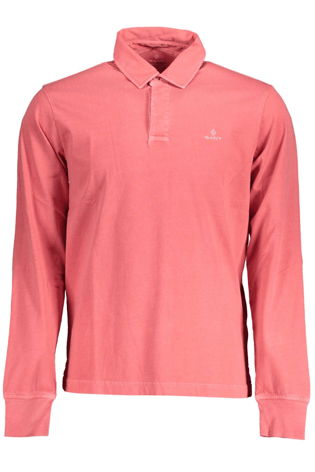 957GANT POLO MANICHE LUNGHE UOMO ROSSO
