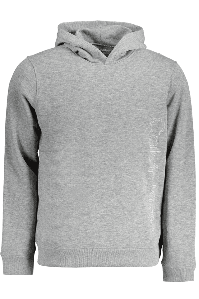 10557CALVIN KLEIN FELPA SENZA ZIP UOMO GRIGIO