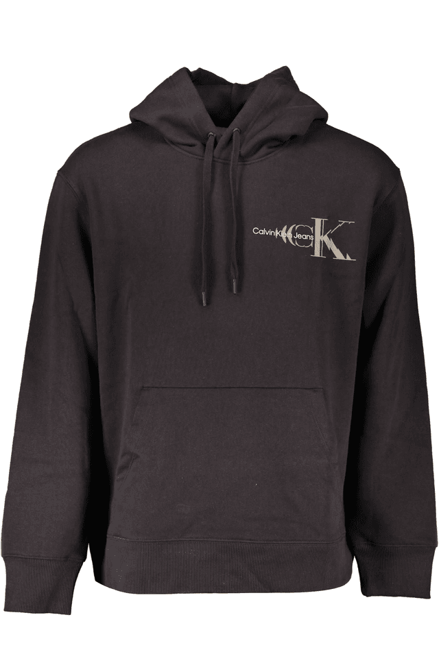 3903CALVIN KLEIN FELPA SENZA ZIP UOMO NERO