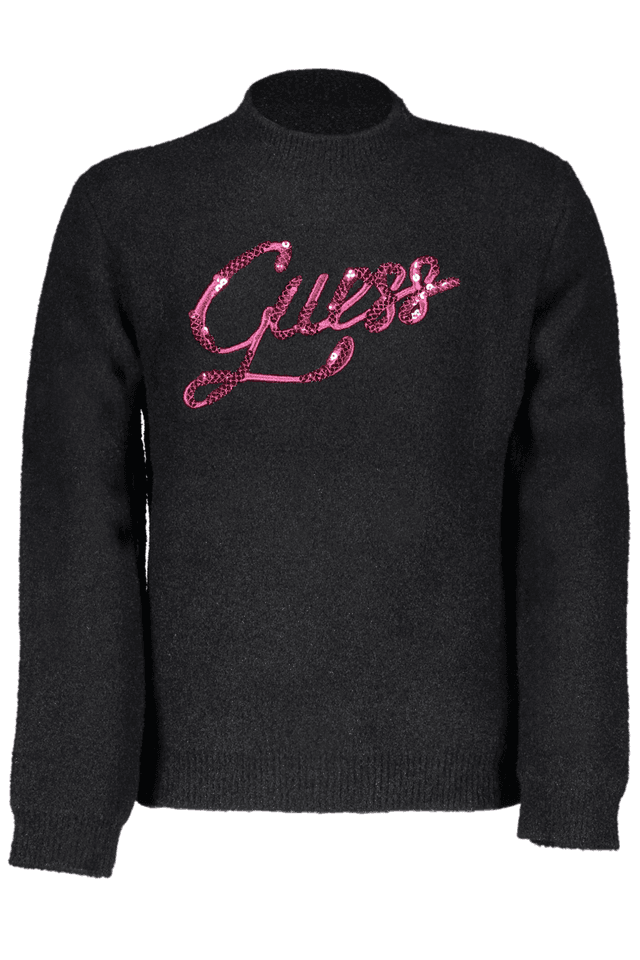 8112GUESS JEANS MAGLIONE BAMBINA NERO