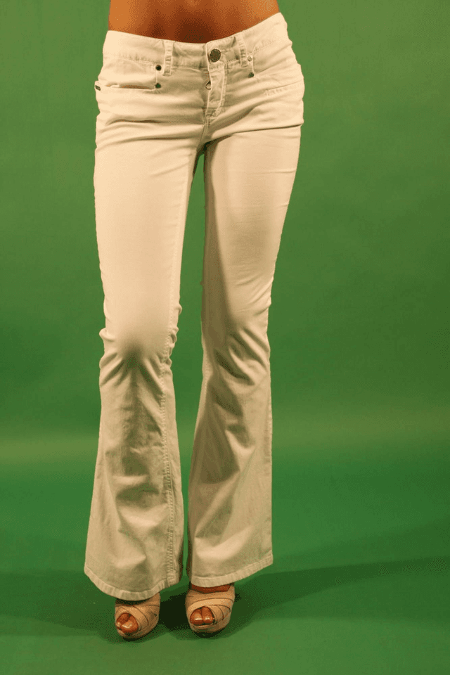 997PAPETE PANTALONE DONNA BIANCO