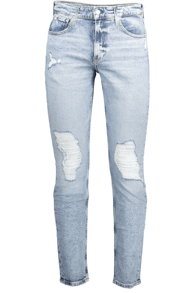 1850CALVIN KLEIN JEANS DENIM UOMO AZZURRO