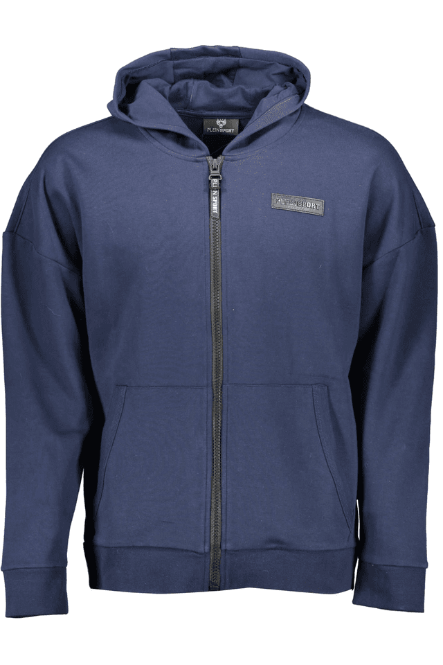 1291PLEIN SPORT FELPA CON ZIP UOMO BLU