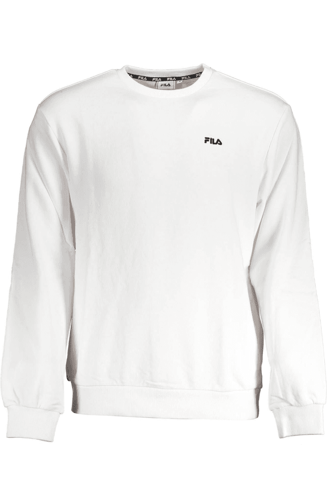 3482FILA FELPA SENZA ZIP UOMO BIANCO