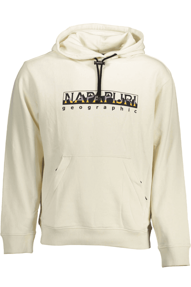 1498NAPAPIJRI FELPA SENZA ZIP UOMO BIANCO