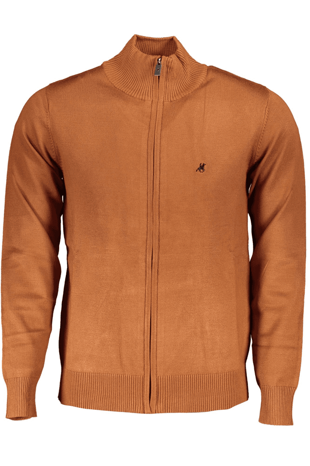 4809U.S. GRAND POLO CARDIGAN UOMO MARRONE