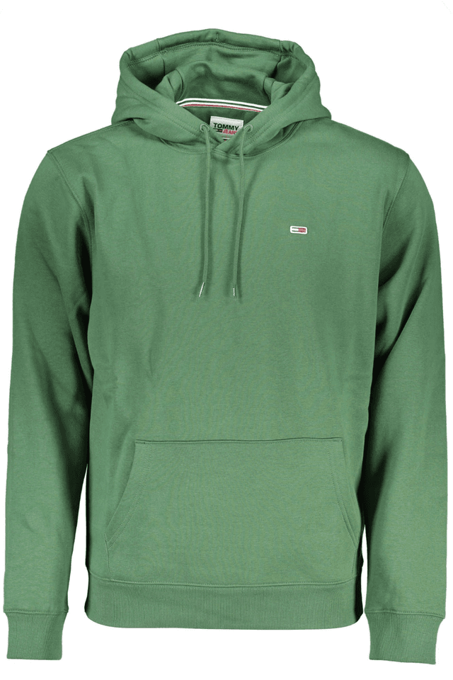 6386TOMMY HILFIGER FELPA SENZA ZIP UOMO VERDE