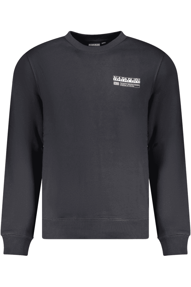 10356NAPAPIJRI FELPA SENZA ZIP UOMO NERO