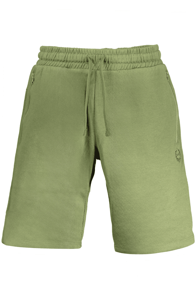 9628GIAN MARCO VENTURI PANTALONE SHORT UOMO VERDE
