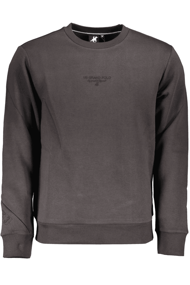 7353U.S. GRAND POLO FELPA SENZA ZIP UOMO GRIGIO