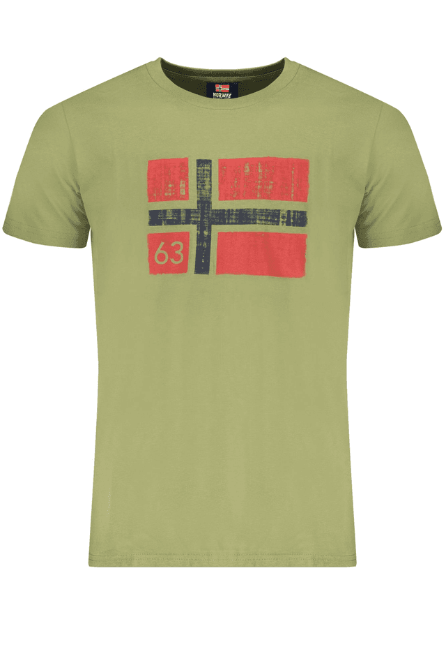 8176NORWAY 1963 T-SHIRT MANICHE CORTE UOMO VERDE