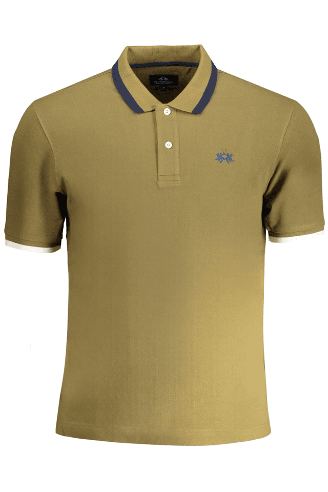 9046LA MARTINA POLO MANICHE CORTE UOMO VERDE