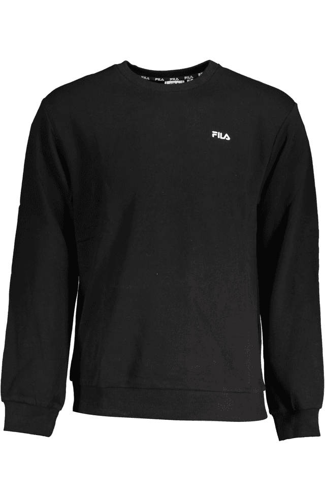 3483FILA FELPA SENZA ZIP UOMO NERO