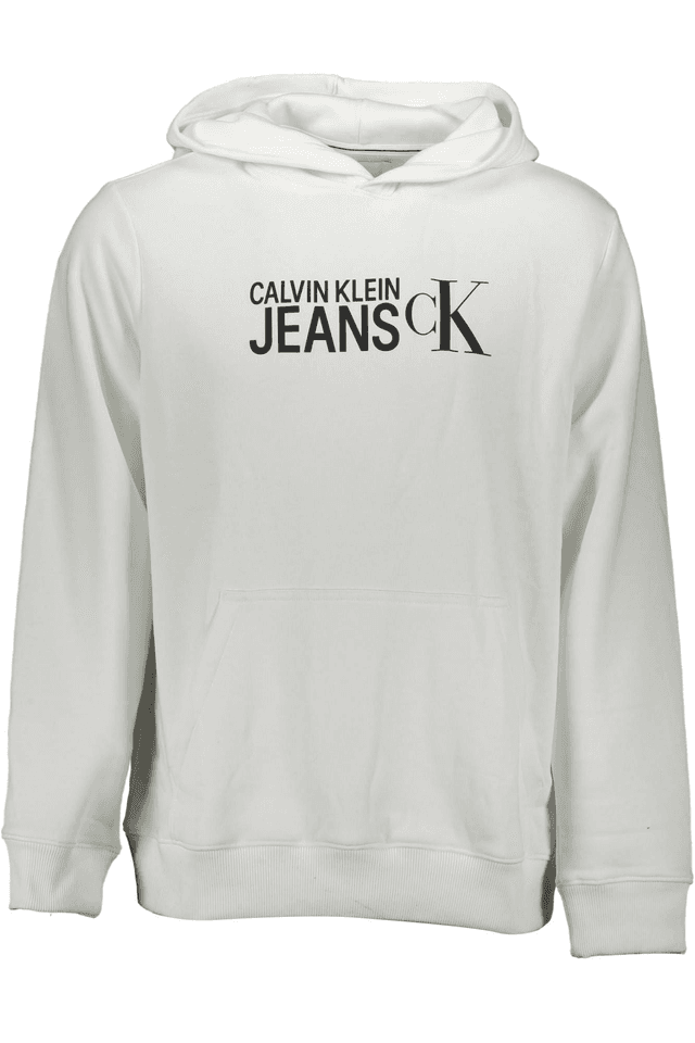 1260CALVIN KLEIN FELPA SENZA ZIP UOMO BIANCO