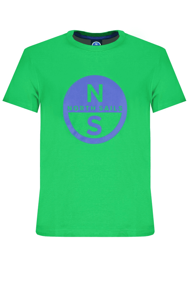 8614NORTH SAILS T-SHIRT MANICHE CORTE BAMBINO VERDE