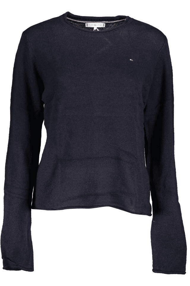 5865TOMMY HILFIGER MAGLIA DONNA BLU