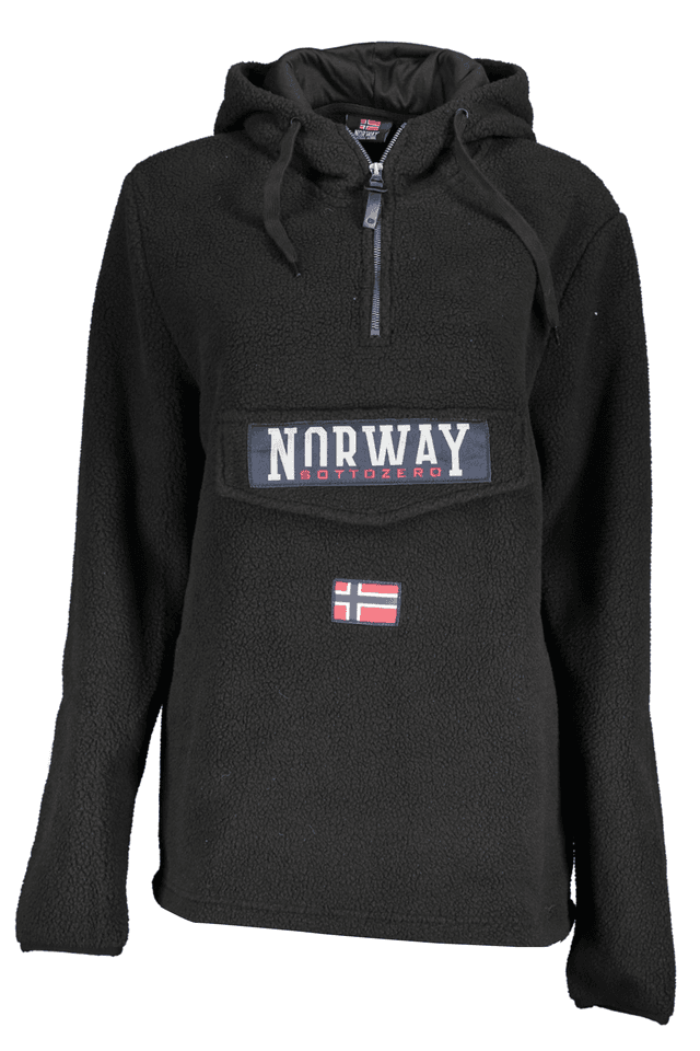 5935NORWAY 1963 FELPA SENZA ZIP DONNA NERO
