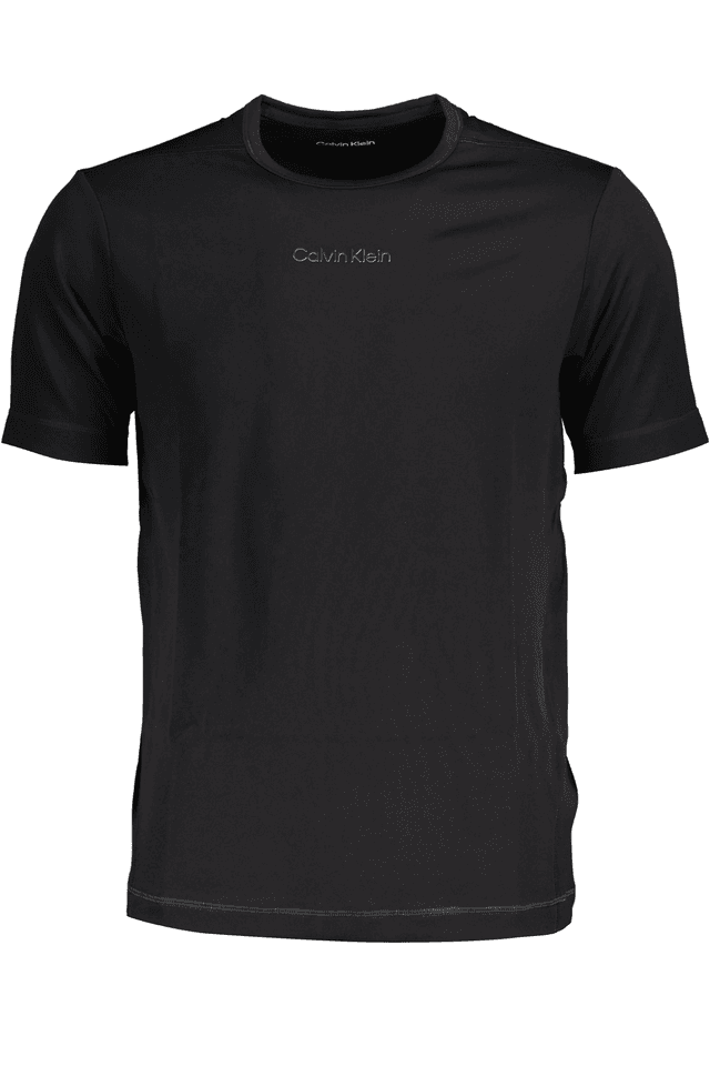 CALVIN KLEIN T-SHIRT MANICHE CORTE UOMO NERO