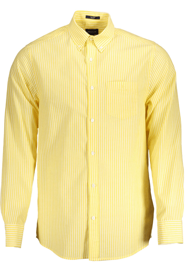 511GANT CAMICIA MANICHE LUNGHE UOMO GIALLO