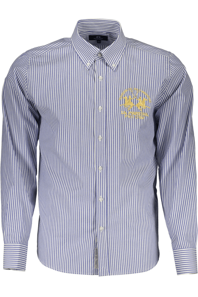 1843LA MARTINA CAMICIA MANICHE LUNGHE UOMO BLU
