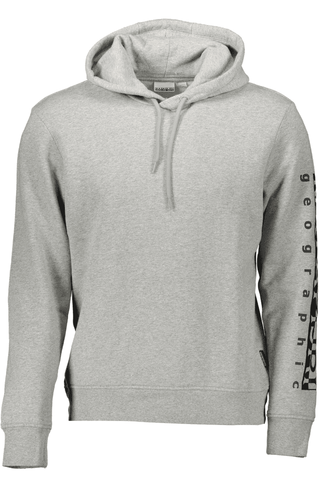 1051NAPAPIJRI FELPA SENZA ZIP UOMO GRIGIO