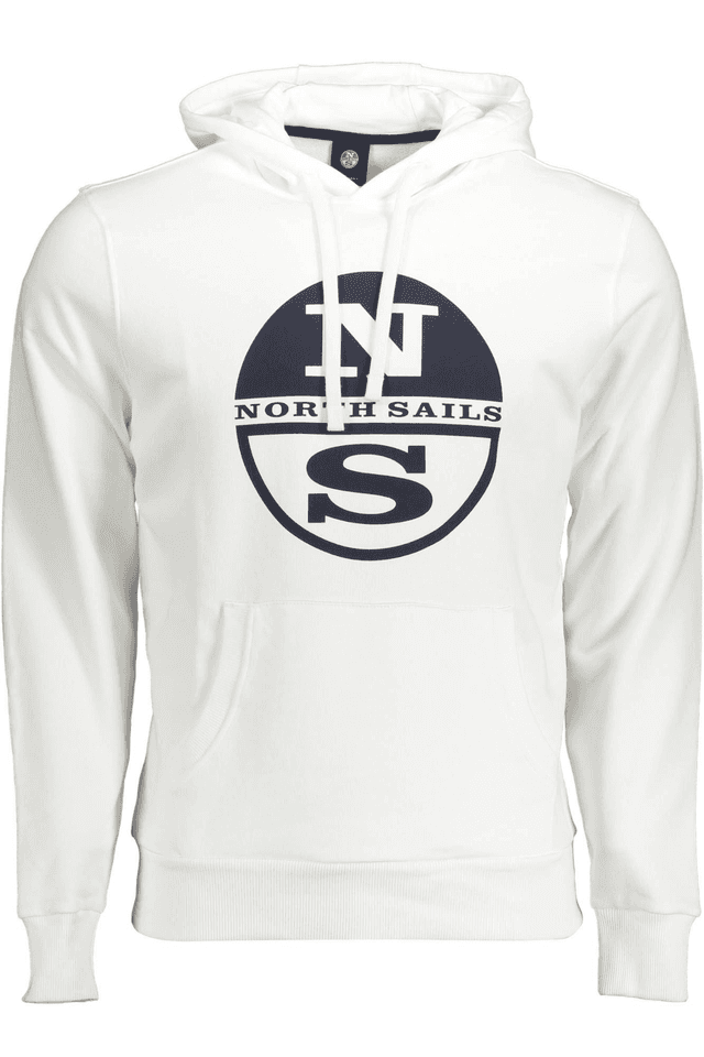 1681NORTH SAILS FELPA SENZA ZIP UOMO BIANCO