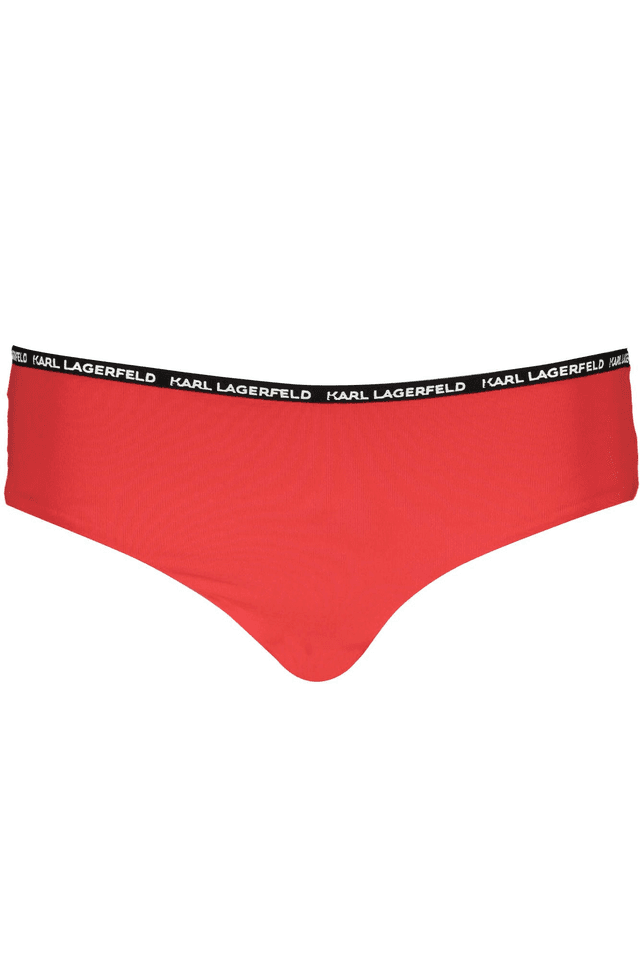 1338KARL LAGERFELD COSTUME PARTE SOTTO DONNA ROSSO