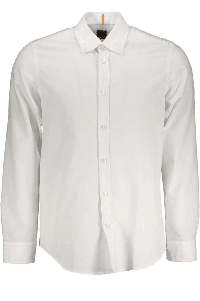 7509HUGO BOSS CAMICIA MANICHE LUNGHE UOMO BIANCO