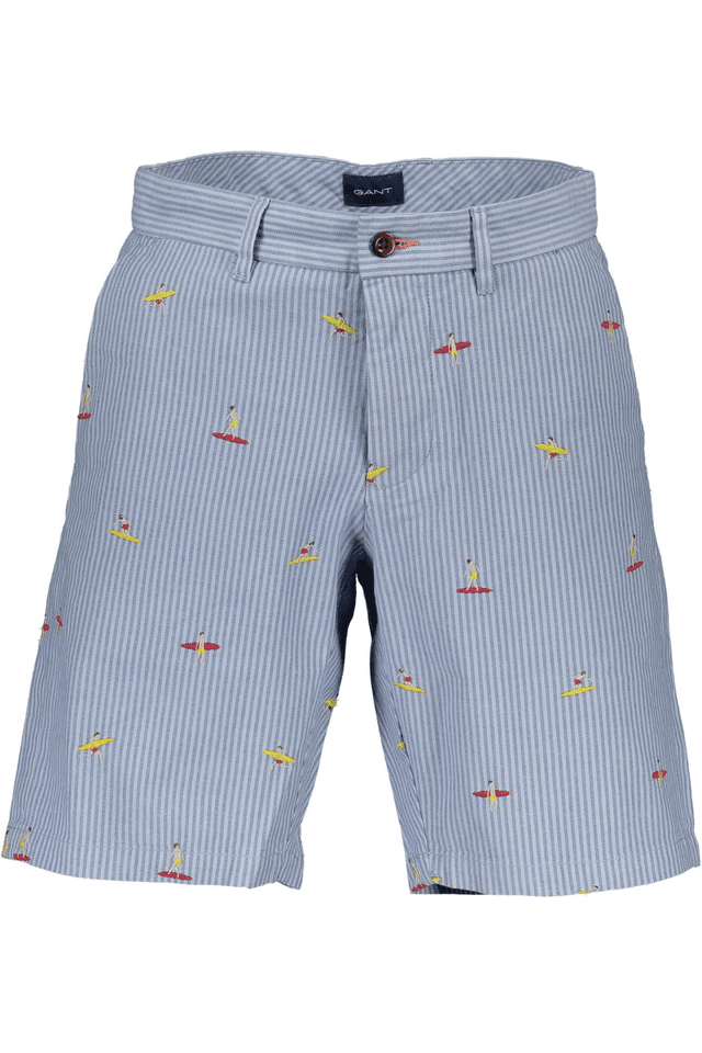 828GANT PANTALONE BERMUDA UOMO AZZURRO