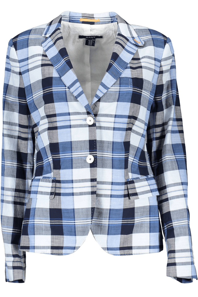 1008GANT GIACCA CLASSICA DONNA AZZURRO