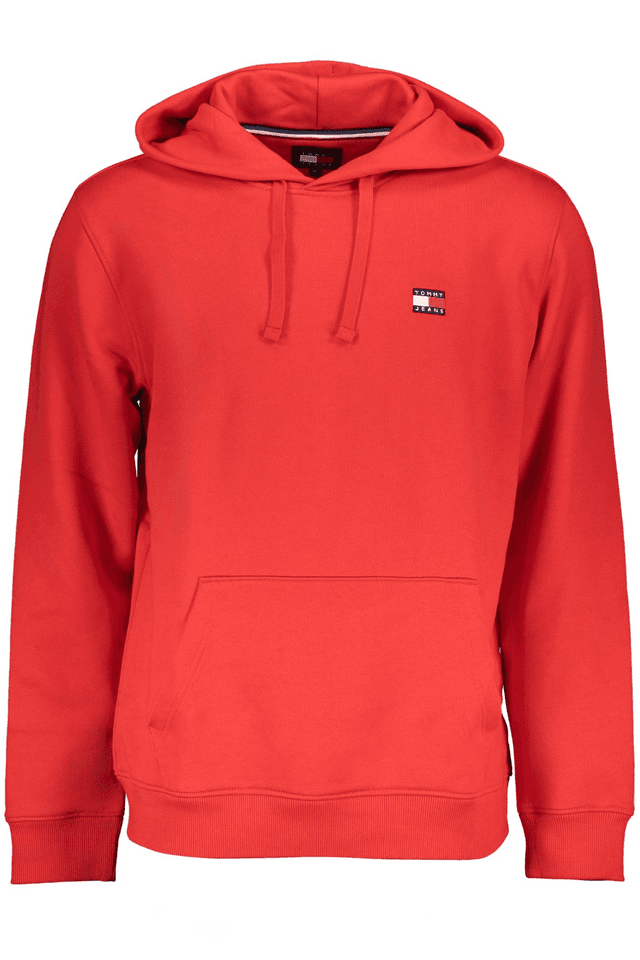 9139TOMMY HILFIGER FELPA SENZA ZIP UOMO ROSSO