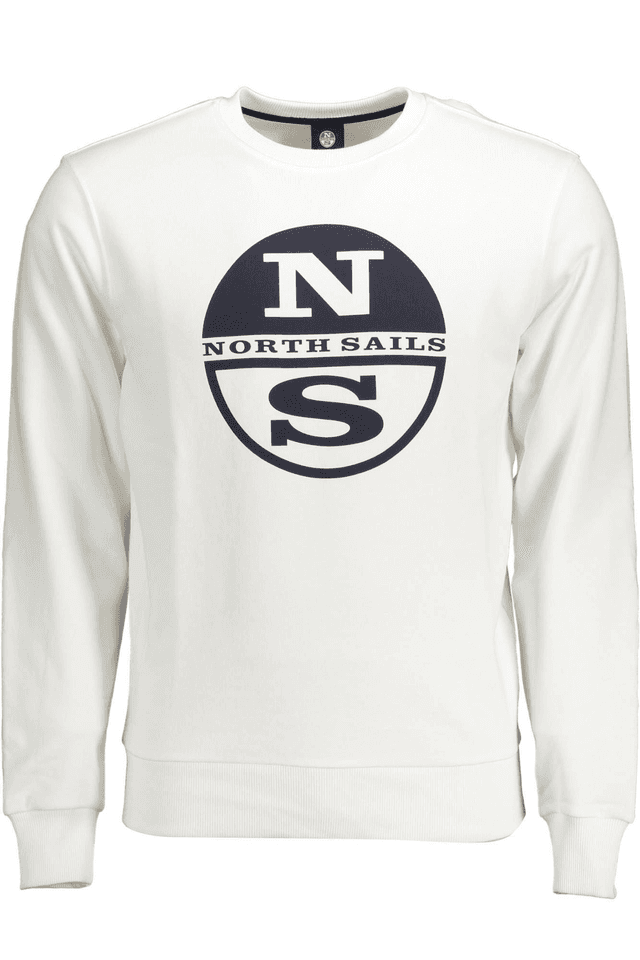1692NORTH SAILS FELPA SENZA ZIP UOMO BIANCO
