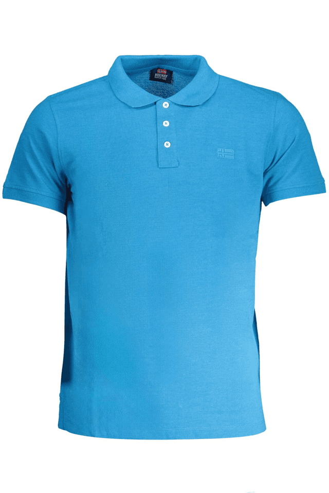 8952NORWAY 1963 POLO MANICHE CORTE UOMO BLU