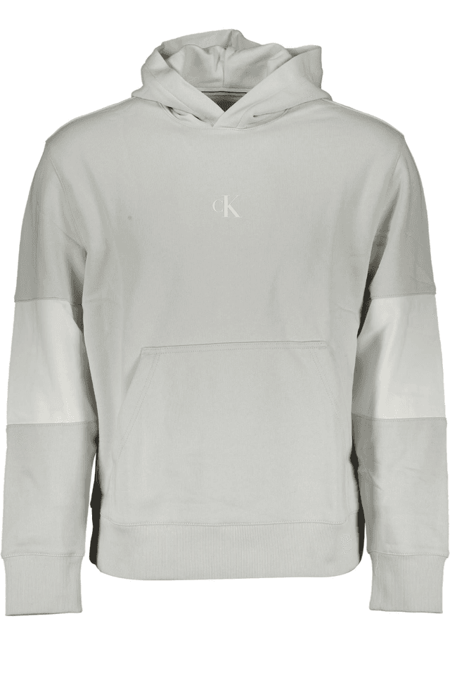 2600CALVIN KLEIN FELPA SENZA ZIP UOMO GRIGIO
