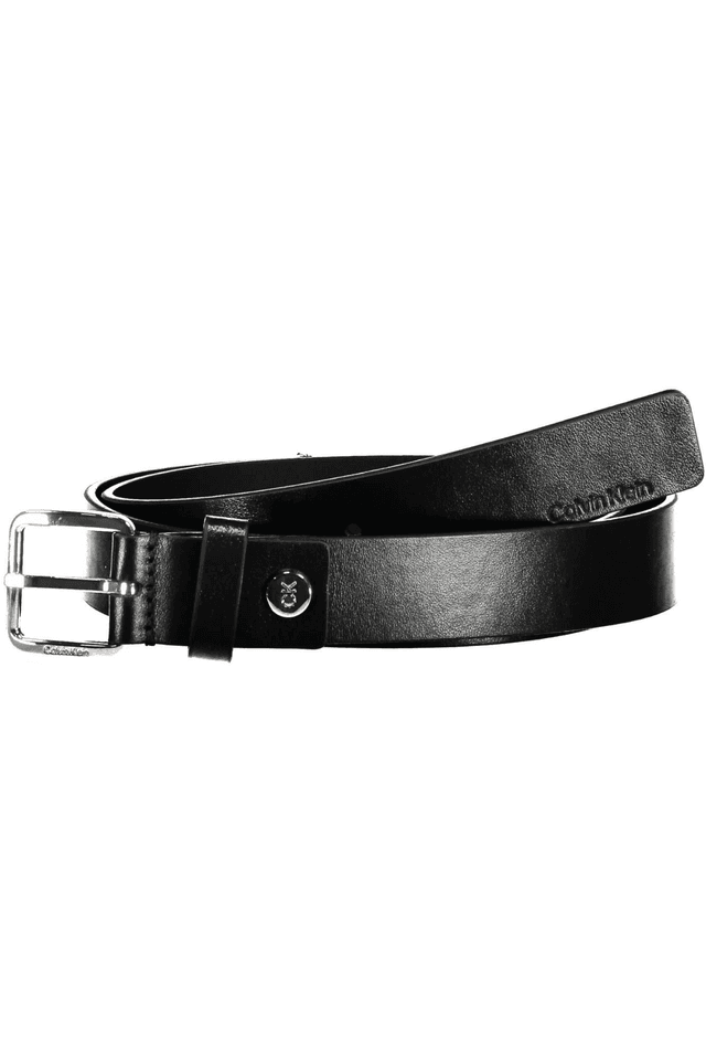 2842CALVIN KLEIN CINTURA IN PELLE UOMO NERO