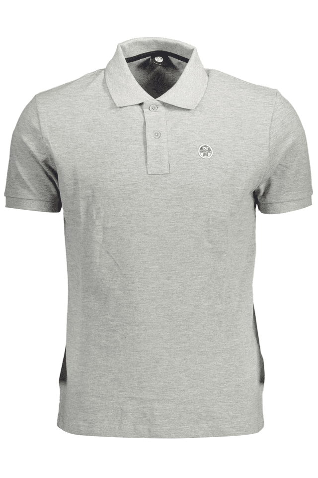 1672NORTH SAILS POLO MANICHE CORTE UOMO GRIGIO