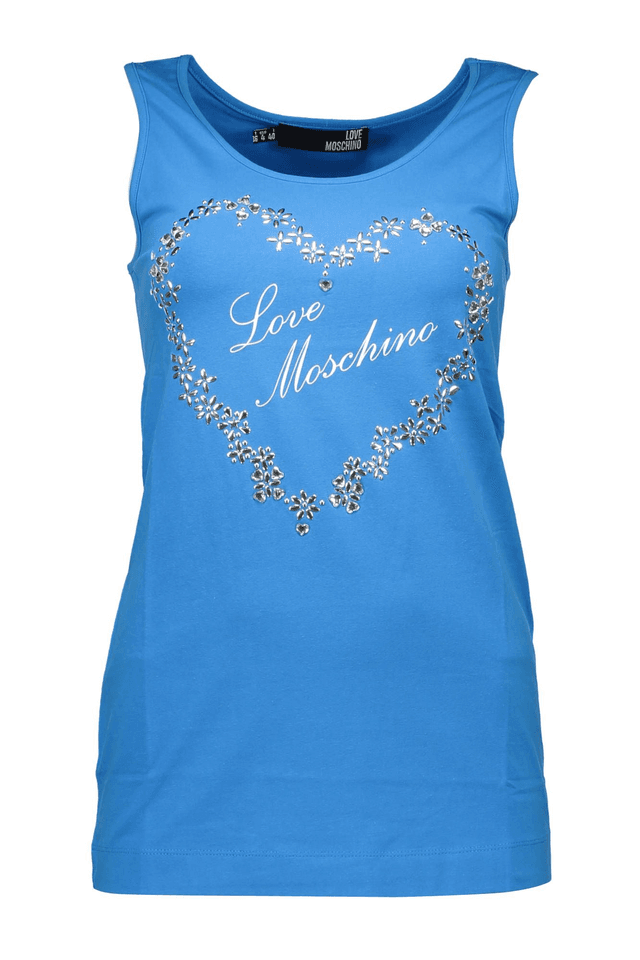 440LOVE MOSCHINO CANOTTA DONNA BLU