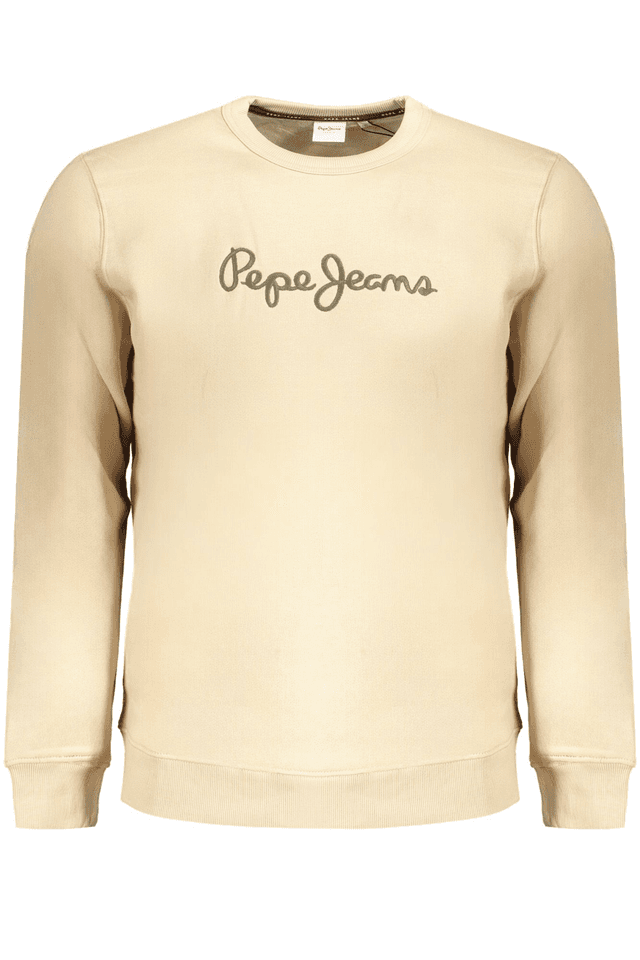 10545PEPE JEANS FELPA SENZA ZIP UOMO BEIGE