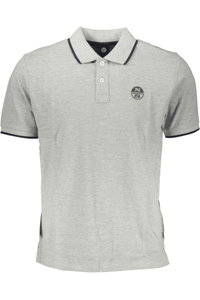 7141NORTH SAILS POLO MANICHE CORTE UOMO GRIGIO
